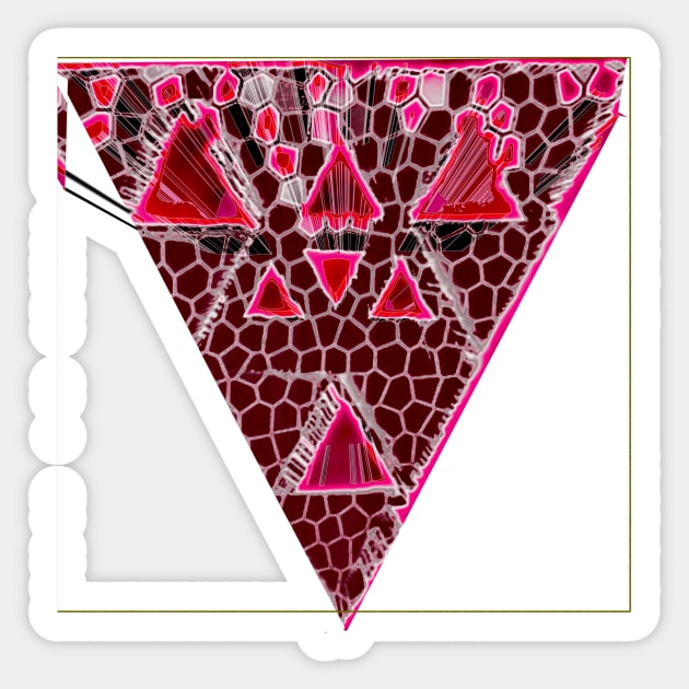 triforce painting pattern Sticker by TriForceDesign